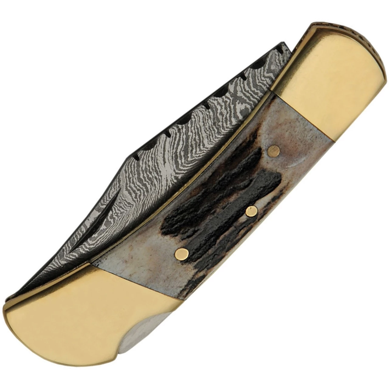 Flash Sale ✔️ Damascus Blade Knife Damascus Blades - Stag Bone (3" Damascus) DM-1257SG 🎁 2 Flash Sale ✔️ Damascus Blade Knife Damascus Blades - Stag Bone (3" Damascus) DM-1257SG 🎁 - Image 2