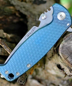 Discount 🔔 DPx Gear H.E.S.T/F 3.0 3D Ti Flipper DPXHSF010, 3.15" M390 Stonewash Plain Blade, 3D Blue Tianium Handle 🌟 -Automatic Knives shop DPXHSF010.4 67885.1595255963