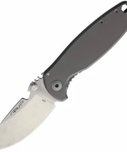 New ⌛ DPx Gear Hest 3.0 TI Decade DPHSF011, .15" M390 Stonewashed Plain Blade, Titanium Handle ⭐