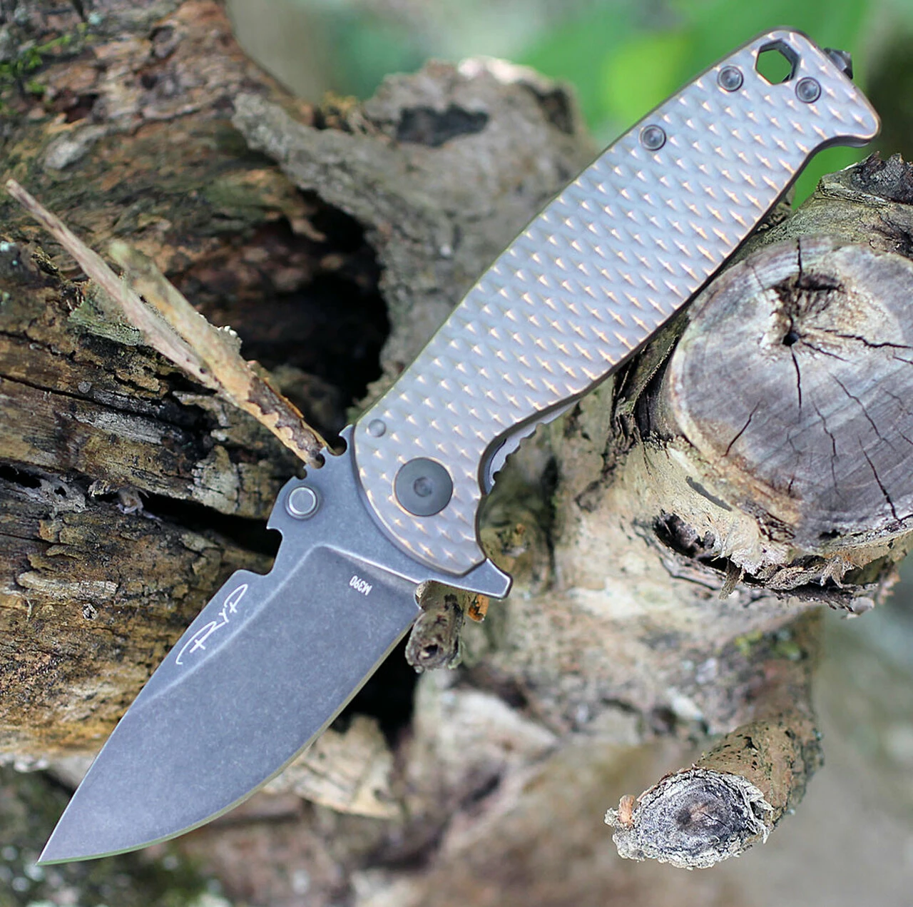 Best Pirce ✨ DPx Gear H.E.S.T/F 3.0 3D Ti Flipper DPXHSF015, 3.15" M390 Black Stonewashed Plain Blade, 3D Bronze Tianium Handle 🛒 1 Best Pirce ✨ DPx Gear H.E.S.T/F 3.0 3D Ti Flipper DPXHSF015, 3.15" M390 Black Stonewashed Plain Blade, 3D Bronze Tianium Handle 🛒