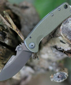 Coupon 🔔 DPX HEST/F Urban DPHSF060, 2.9" CPM154 PVD Coating Plain Blade, Olive Drab G10 Handle ⭐