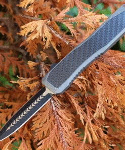 Wholesale ⭐ EOS - Elite Outfitting Solutions EOS Harpoon OTF Automatic - Tungsten Flame Alum. (3.75" Blk Dagger) HAR-07 😀