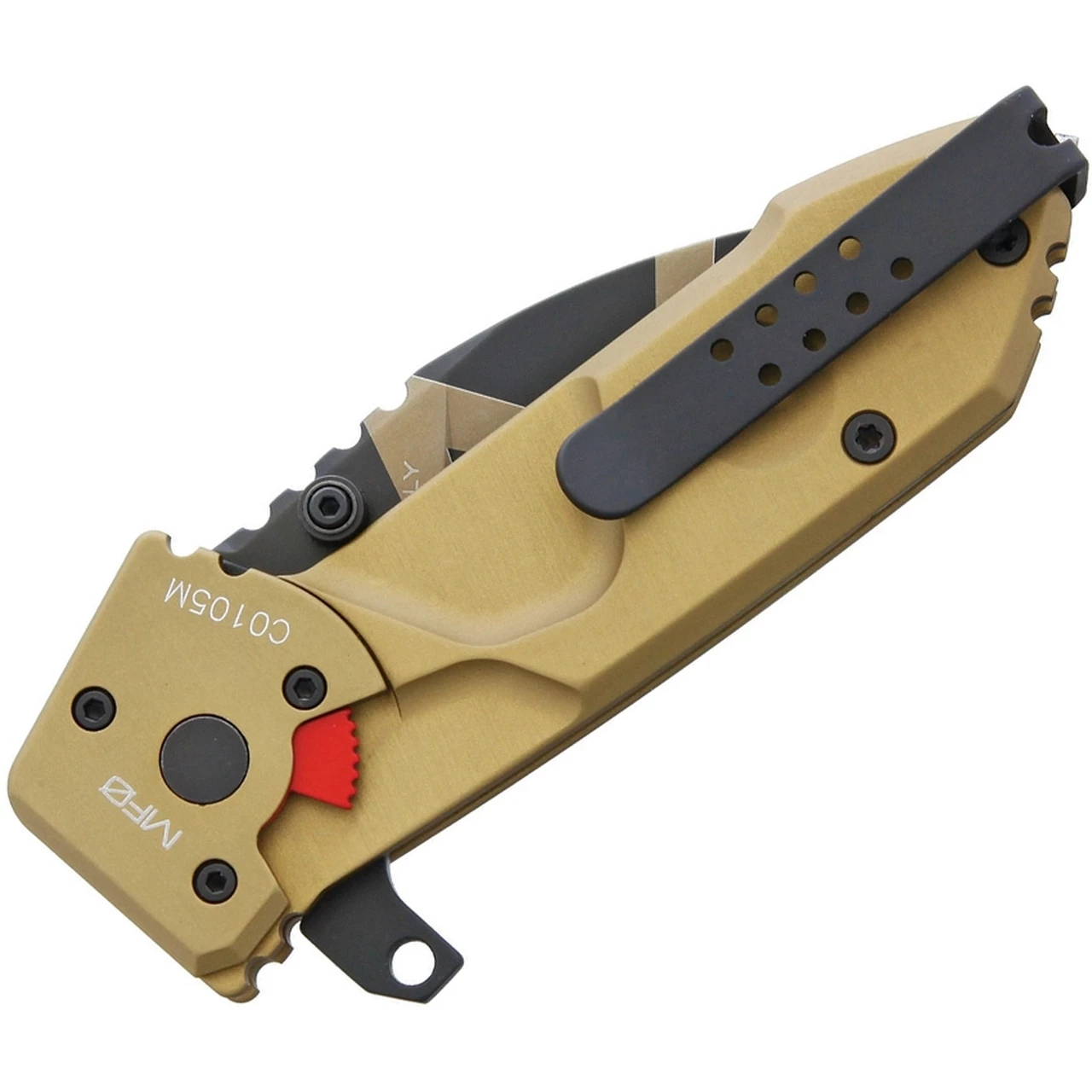 Outlet 😍 Extrema Ratio MFO Folding Knife EX0140DW, 2.5" N690 Desert Warfare Plain Blade, Tan Aluminum Handle ❤️ 2 Outlet 😍 Extrema Ratio MFO Folding Knife EX0140DW, 2.5" N690 Desert Warfare Plain Blade, Tan Aluminum Handle ❤️ - Image 2