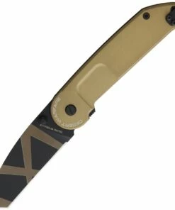 New 👍 Extrema Ratio BF1 CD Desert Warfare Folding Knife EX135BF1, 3.5" N690 Black Plain Tanto Blade, Desert Warfare Aluminum Handle 🤩