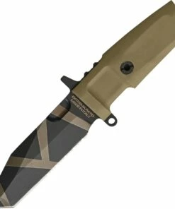 Promo 😀 Extrema Ratio Fulcrum C Fixed Blade EX150FCDW, 4.2" N690 Desert Warfare Plain Blade, Tan Forprene Handle ✨