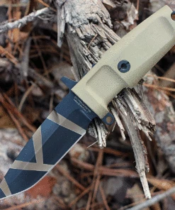 Best Sale 😍 Extrema Ratio Col Moschin Compact Knife, 4.3" N690 Desert Warfare Plain Blade, Tan Forprene Handle 🛒