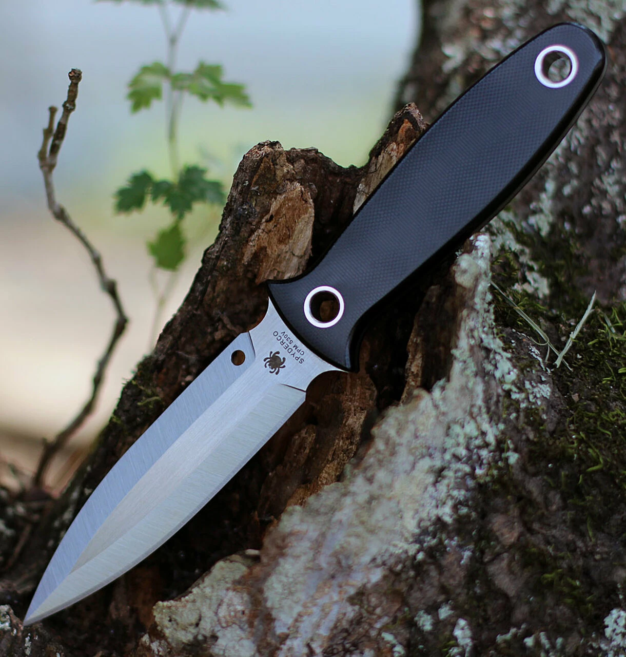 Best Pirce ❤️ Spyderco Knives Spyderco Nightstick FB47GP, 4.14 CPM S30V Dagger Blade, G-10 Handle ⭐ 1 Best Pirce ❤️ Spyderco Knives Spyderco Nightstick FB47GP, 4.14 CPM S30V Dagger Blade, G-10 Handle ⭐