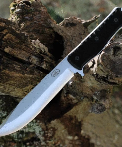 Buy 🔔 Fallkniven A1x Survival Fixed Blade - Black Thermorun (6.25" Satin) Zytel Sheath with Clip 🛒