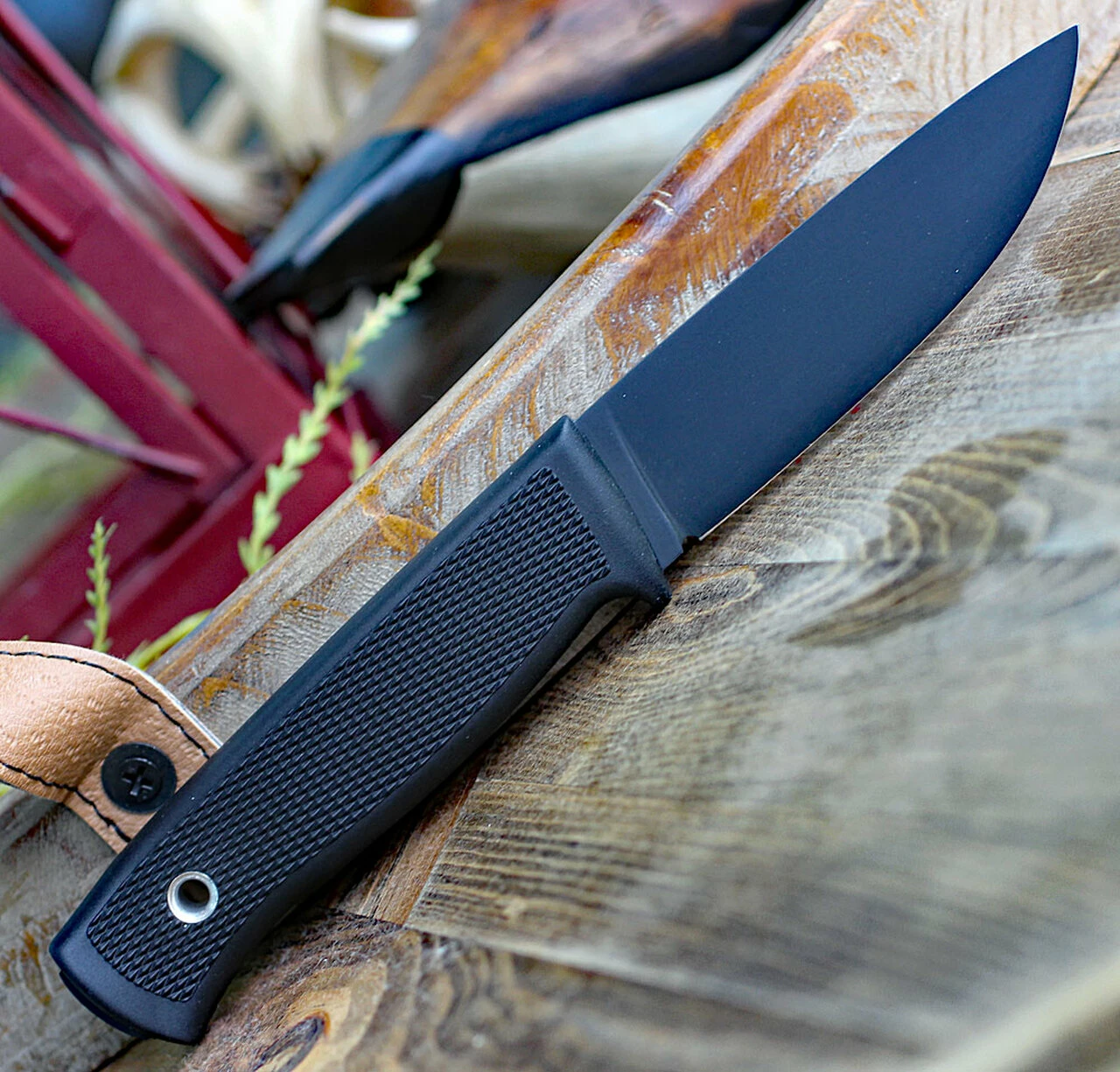 Coupon ❤️ Fallkniven F1BZ Military Survival Left Hand Sheath, 3.8" Laminated VG10 Black Plain Blade, Thermorun Handle 🔥 2 Coupon ❤️ Fallkniven F1BZ Military Survival Left Hand Sheath, 3.8" Laminated VG10 Black Plain Blade, Thermorun Handle 🔥 - Image 2