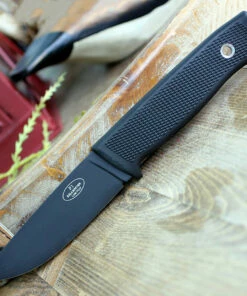 Coupon ❤️ Fallkniven F1BZ Military Survival Left Hand Sheath, 3.8" Laminated VG10 Black Plain Blade, Thermorun Handle 🔥