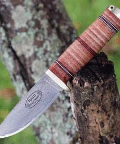 Promo 🔔 Fallkniven Idun Northern Lights - Stacked Leather (Cowry x Damascus) NL5cxL 🔔