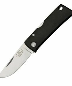 Cheap 🧨 Fallkniven U4 Wolf's Tooth Lockback - Black Zytel (2.09" Satin) ⌛