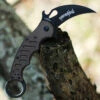 Coupon 🎁 Fox Knives USA FOX Knives Folding Karambit 478BR, 3.2 in. N690Co Black blade, Dark Brown T6-6061 Aircraft Aluminum ⌛