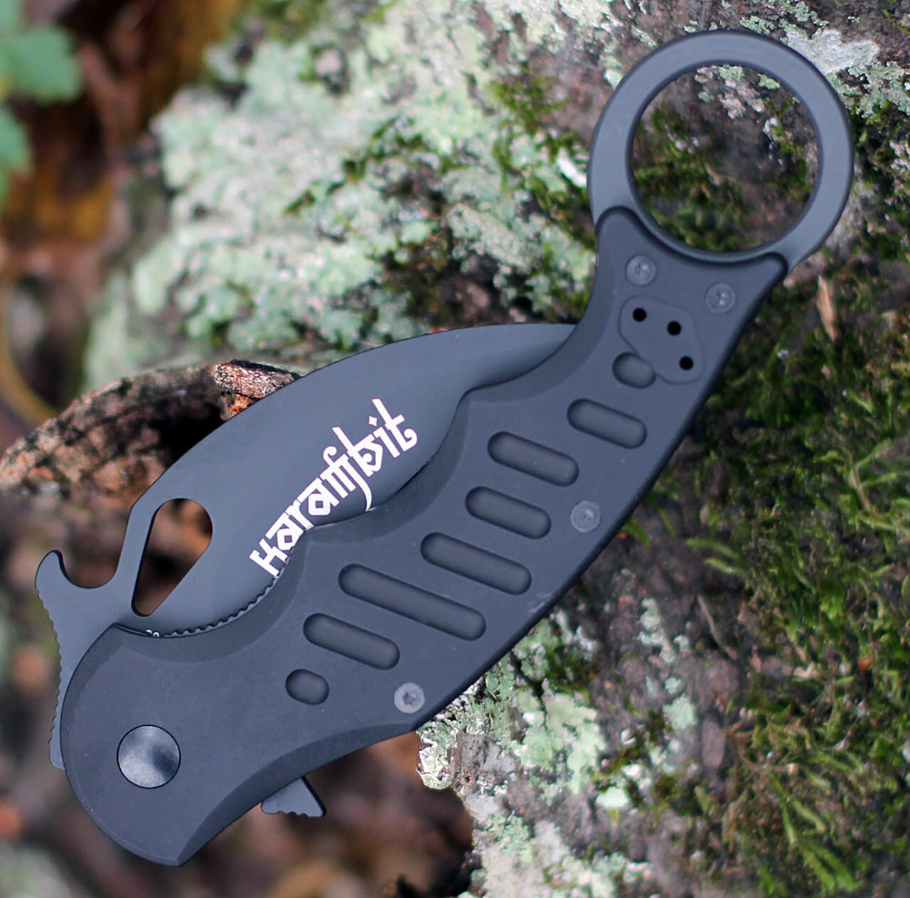 Wholesale 😀 Fox Knives USA FOX Knives Folding Karambit 478B, 3.2 in. N690Co Black blade, Black T6-6061 Aircraft Aluminum 🎁 4 Wholesale 😀 Fox Knives USA FOX Knives Folding Karambit 478B, 3.2 in. N690Co Black blade, Black T6-6061 Aircraft Aluminum 🎁 - Image 4