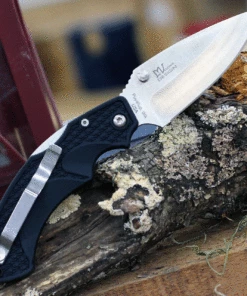 Promo ❤️ Fox Knives USA Fox USA Forza Folding Knife, 3.5" 154CM Satin Spear Point Blade, Black FRN Handle 👏 -Automatic Knives shop FOXFRZSPBK 27747.1619623119