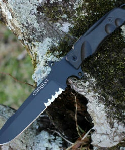 Deals 🧨 Fox Knives USA Fox Knives Spetsnaz Predator - Blk Forprene (6.75" N690 Blk) 02FXG4BS ⌛