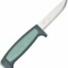 Cheapest 🛒 MoraKniv Basic 511 Teal - Teal & Gray Polypropylene (3.5" Satin) 13955 🔥