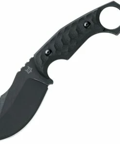 Best reviews of 🛒 Fox Knives USA Monkey Thumper Fixed Blade FX633, 3.5" Niolox Black Stonewashed Plain Blade, Black Micarta Handle 👏