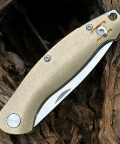 Cheap 🛒 GiantMouse ACE Farley Slipjoint - Brass (2.8" M390 Satin) 🔥 -Automatic Knives shop Farley Brass.3 35418.1645648337