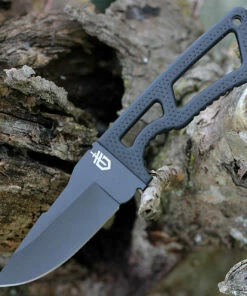 Outlet 🎁 Gerber Ghostrike Fixed - Blk GFN (3.25" 420HC Blk) w/ Sheath 30-001005N 😍