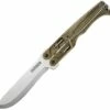 Brand new ⌛ Gerber DoubleDown Folding Machete, 31-3001533N, 6.75" 420HC Stonewashed Recurve Blade, Green Handles 🎁
