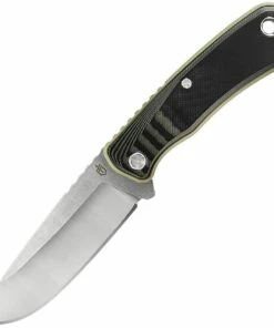 Discount 🧨 Gerber Downwind Caper G1818, 4.25" 7Cr17MoV Stonewashed Blade, Black & Green G-10 Handles 💯