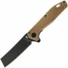 Promo 🔥 Gerber Fastball Cleaver 30-001836, 3.0" CPM-20CV Black Plain Blade, Coyote Brown Aluminum Handle 🌟