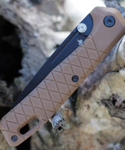 Hot Sale 💯 Gerber Zilch Coyote Brown GRN (3.1" Black) 30-001880 😍 -Automatic Knives shop G30001880.3 77132.1634929404