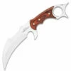 Deals 😍 Gil Hibben Hibben Bloodwood Karambit with Sheath, 5.38" 5Cr15MoV  Blade, Wood Handle 🎉