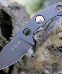 Best deal ✔️ GiantMouse GMF1-F Fixed Blade (2.6" M390 Dark PVD SW) 👏