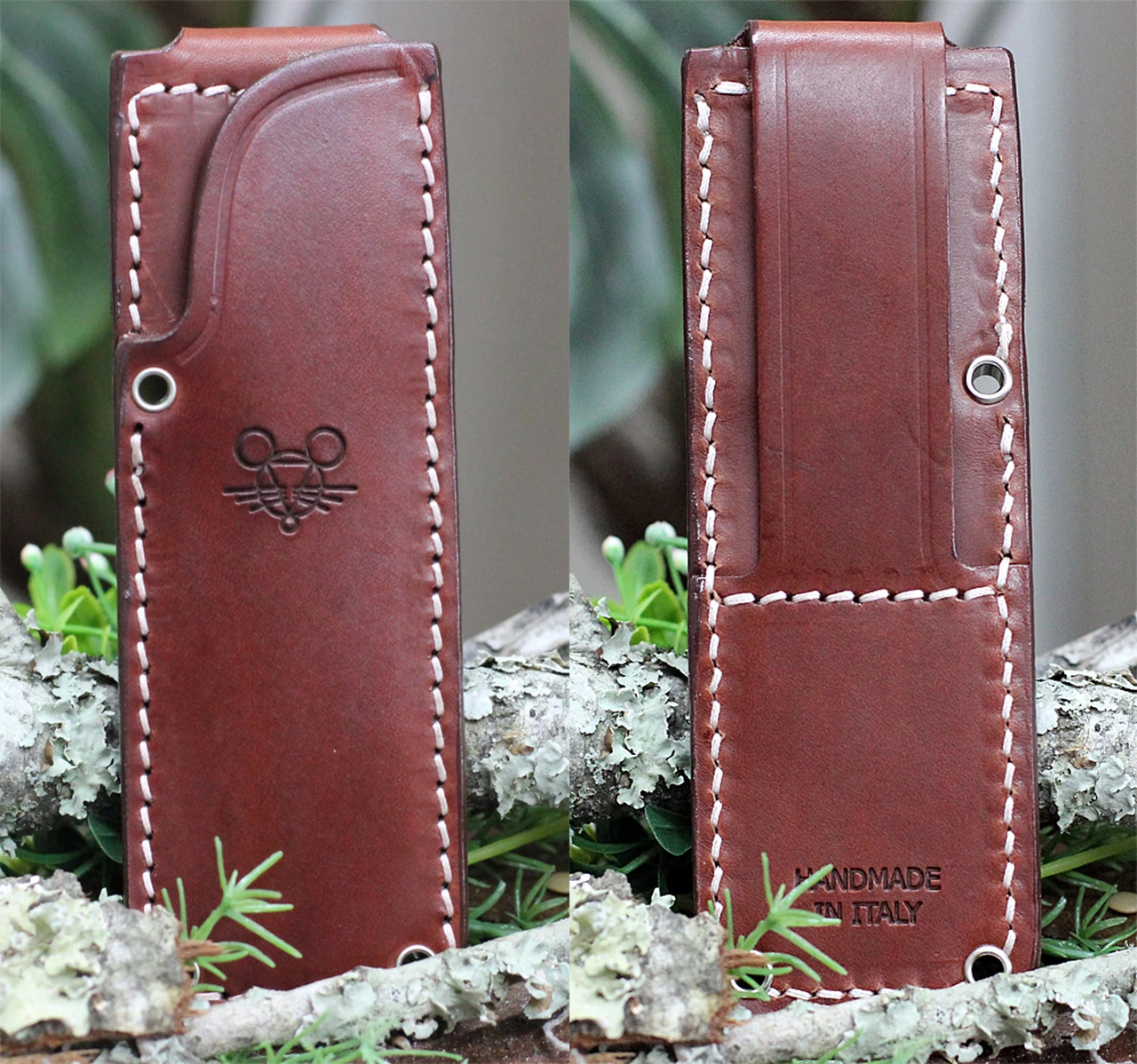 Wholesale ✔️ GiantMouse GMF3 Fixed Blade GMF3-GRN-Satin, 3.25" N690 Satin Plain Blade, Green Canvas Micarta Handle 🎁 2 Wholesale ✔️ GiantMouse GMF3 Fixed Blade GMF3-GRN-Satin, 3.25" N690 Satin Plain Blade, Green Canvas Micarta Handle 🎁 - Image 2