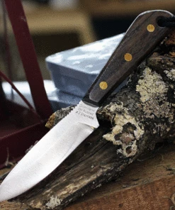 Cheapest 😀 Grohmann Knives #3 Boat Knife R3S, 4" Satin Stainless Steel Fixed Blade, Rosewood Handle w/Brown Leather Sheath 👍