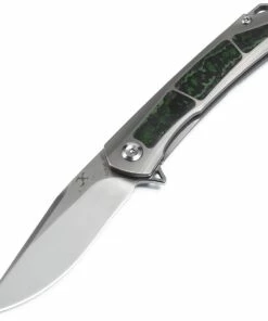 Outlet ⌛ Kansept Knives K2003A5 Gremlin , 2.91" CPM-S35VN Stonewashed Plain Blade, Titanium/Carbon Fiber Handle 🛒