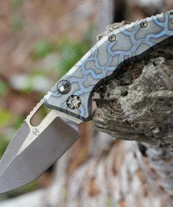 Cheap 🌟 Heretic Knives Heretic Medusa Automatic - Flamed Ti (3" Elmax Tanto BW Bronze) H011-7A-FTi 🎁