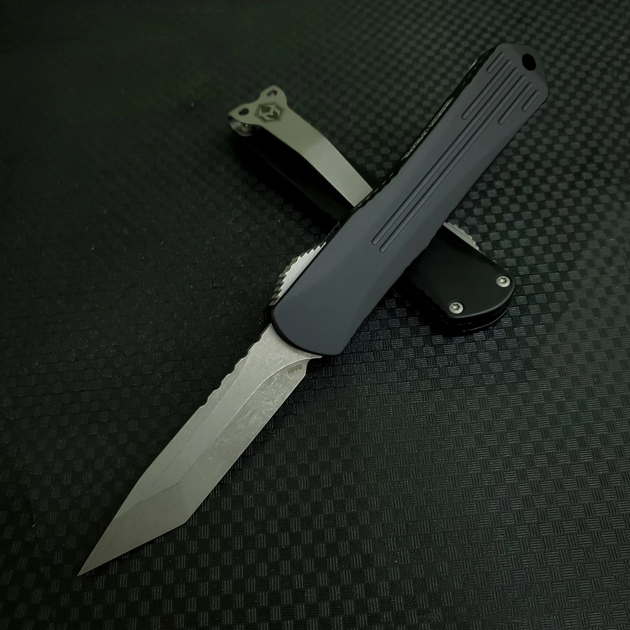 Budget 🤩 Heretic Knives Heretic Manticore S OTF Automatic - Blk Alum (2.6" Elmax BW Tanto) H023-5A 🔥 2 Budget 🤩 Heretic Knives Heretic Manticore S OTF Automatic - Blk Alum (2.6" Elmax BW Tanto) H023-5A 🔥 - Image 2