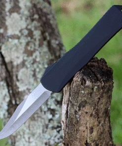 Deals 🎁 Heretic Knives Heretic Manticore X OTF Auto - Blk Alum (3.7" Elmax Bowie) H030B-5A ⌛