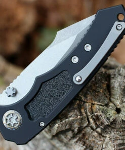 Best Pirce ✔️ Heretic Knives Heretic Pariah Battleworn Automatic - Blk Alum. (3.77" Elmax Satin) H048-5A 😍 -Automatic Knives shop H048 5A.3 13202.1643139212