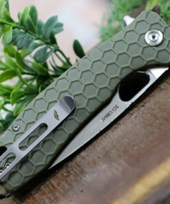 Discount 🎁 Honey Badger Knives Large Flipper HB1003, 3.63" 8Cr13MoV Satin Drop Point Plain Blade, Green FRN Handle 🤩 6 Discount 🎁 Honey Badger Knives Large Flipper HB1003, 3.63" 8Cr13MoV Satin Drop Point Plain Blade, Green FRN Handle 🤩 -Automatic Knives shop HB1003.1 91881.1616616763