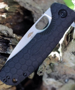 Cheapest 💯 Honey Badger Knives Limited Edition Large Flipper HB1286, 3.63" D2 Stonewashed Drop Point Plain Blade, Black FRN Handle 🤩 -Automatic Knives shop HB1286.3 45339.1623790765