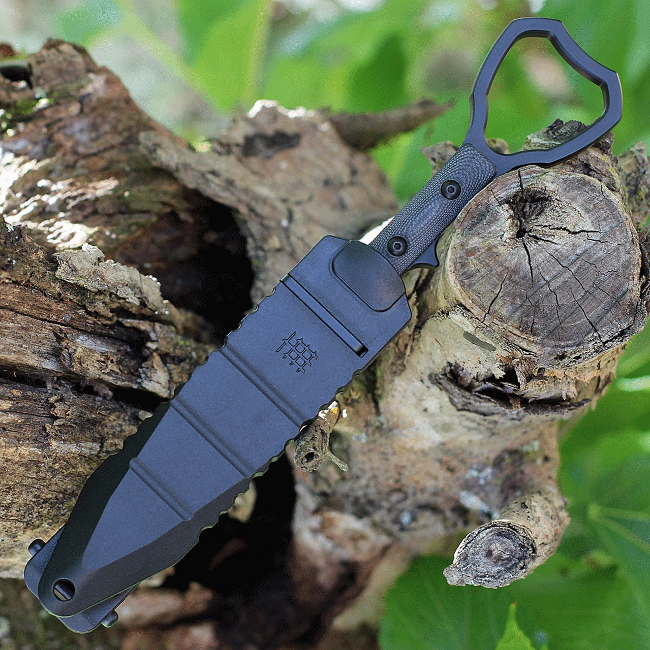Flash Sale ⌛ Halfbreed Blades Tuhon Raptor CCK-03, 3.94" Bohler K110 Black Teflon Blade, Black Contoured G-10 Handles 🛒 2 Flash Sale ⌛ Halfbreed Blades Tuhon Raptor CCK-03, 3.94" Bohler K110 Black Teflon Blade, Black Contoured G-10 Handles 🛒 - Image 2