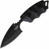 Hot Sale ⌛ Halfbreed Blades Compact Clearance Knife CCK-05, 2.95" K110 D2 Teflon Coated Plain Blade, Black G-10 Handle 🛒