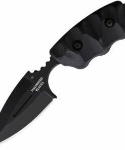 Hot Sale ⌛ Halfbreed Blades Compact Clearance Knife CCK-05, 2.95" K110 D2 Teflon Coated Plain Blade, Black G-10 Handle 🛒