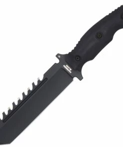 Wholesale 😀 Halfbreed Blades Large Survival Knife LSK-02, 6.89" K110 D2 Teflon Coated Tanto Blade, Black G-10 Handle 👍