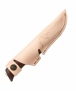 Best Pirce 😍 Helle Spire Fixed Blade - Birch Wood (2.5" Sandvik 12C27 Blunt Tip) Leather Sheath 🔔 -Automatic Knives shop HE06.1 33144.1643928948