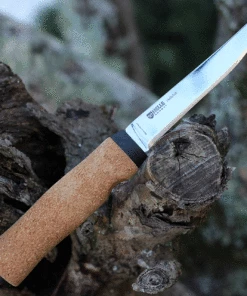 Hot Sale ⌛ Helle Hellefisk Fishing Knife, 4.84 in. Sandvik 12C27 Steel Blade, Cork Handle 🔔
