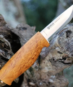 Brand new 🔥 Helle Folkekniven, Sandvik 12C27 Stainless Steel, Curly Birch Handle 🤩