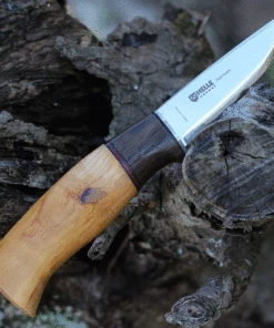 Flash Sale 🔔 Helle Harmoni, Triple Laminated Stainless Steel, Curly Birch/Walnut Handle 🌟