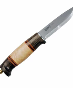 Discount ⭐ Helle Harding Fixed Blade - Curly Birch, Leather, Darkened Oak (3.9" Triple Laminated Steel Satin) No. 99 💯 -Automatic Knives shop HE99 88151.1643238060