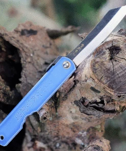 Buy 🛒 Higonokami Aogami 3.00" Enamel Blue Iron Folder HIGOC7B 👏