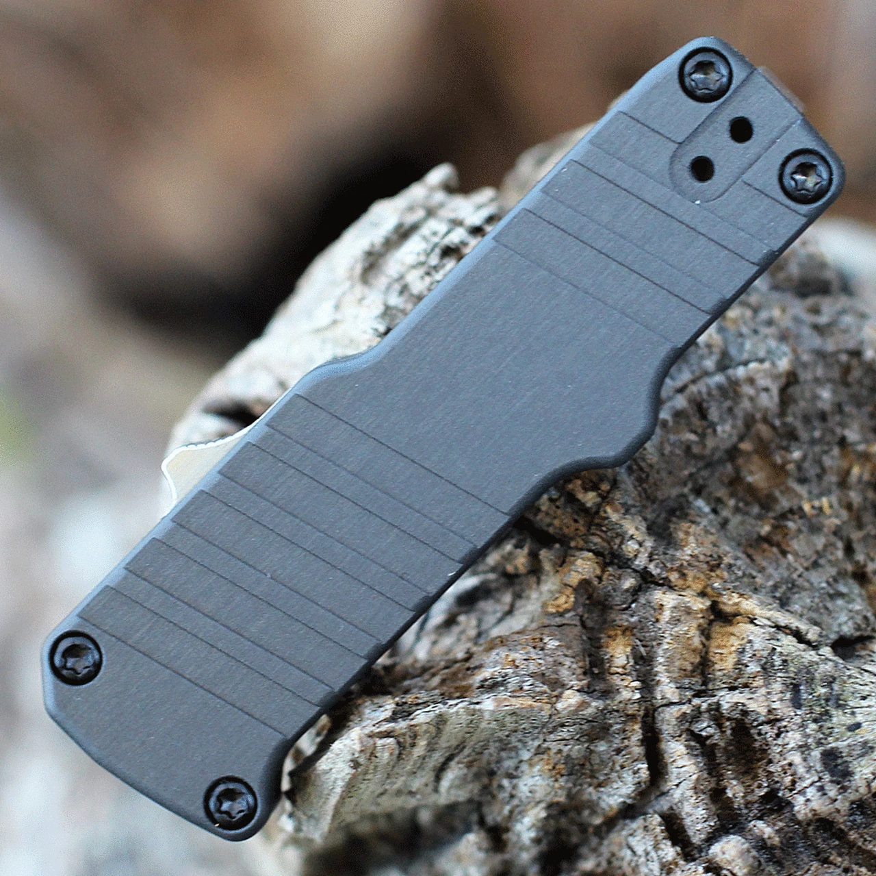 Coupon ❤️ HK Knives HK Micro Incursion OTF Automatic - Gray Alum. ( 1.9" 154CM SW) 54032 ✔️ 3 Coupon ❤️ HK Knives HK Micro Incursion OTF Automatic - Gray Alum. ( 1.9" 154CM SW) 54032 ✔️ - Image 3